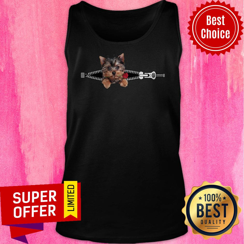 Top Dogs Pisces Yorkshire Terrier Zip And Rose Shirt - Image 5