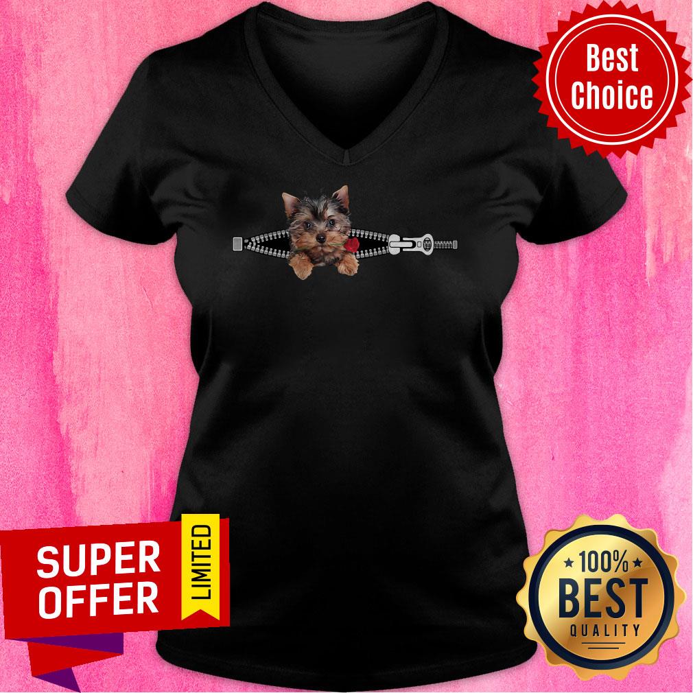 Top Dogs Pisces Yorkshire Terrier Zip And Rose Shirt - Image 4