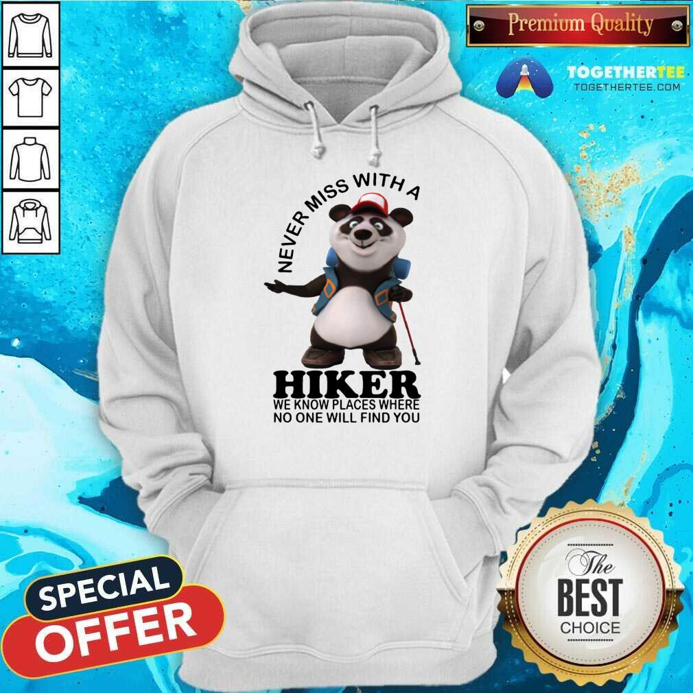 Panda Never Miss With A Hiker Shirt - Image 5