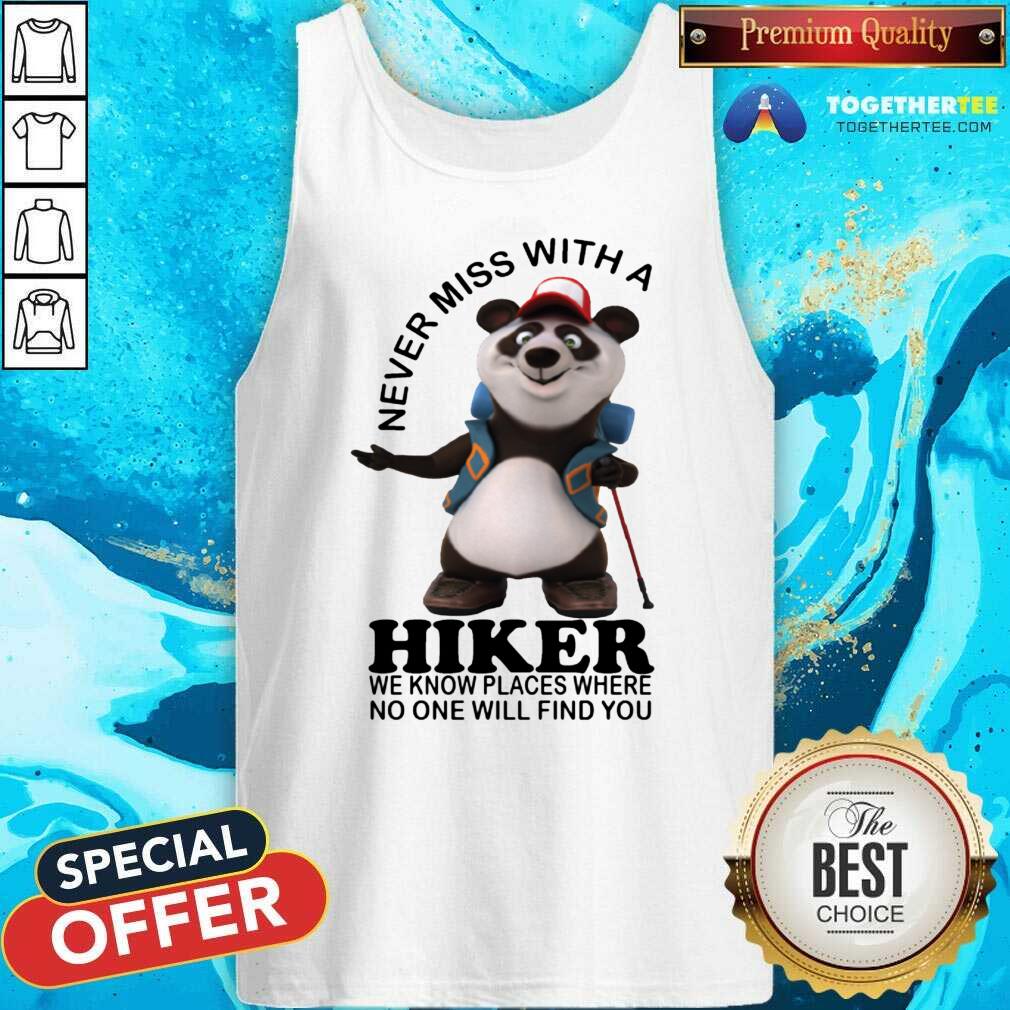 Panda Never Miss With A Hiker Shirt - Image 3