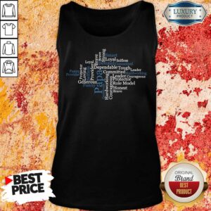 Alternative view of Papa Word Art Positive Sayings Best Shirt