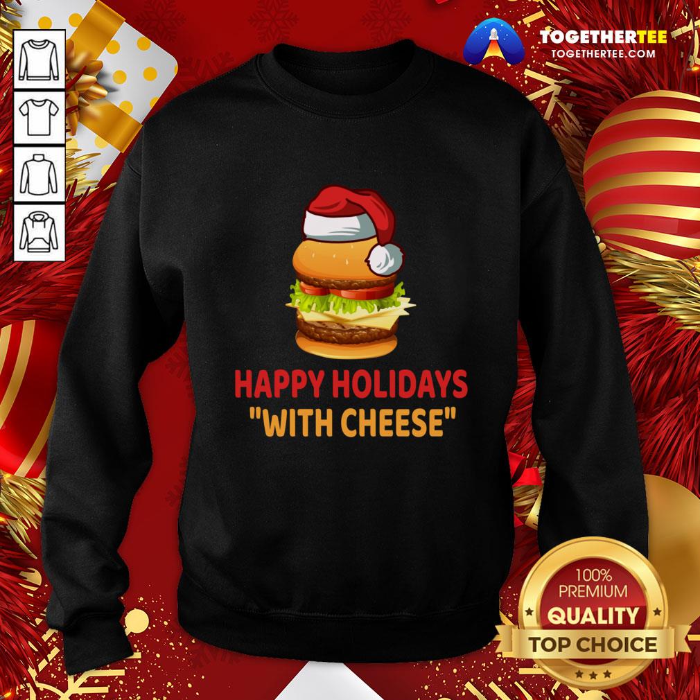 Official Happy Holidays With Cheese T-shirt - Image 4