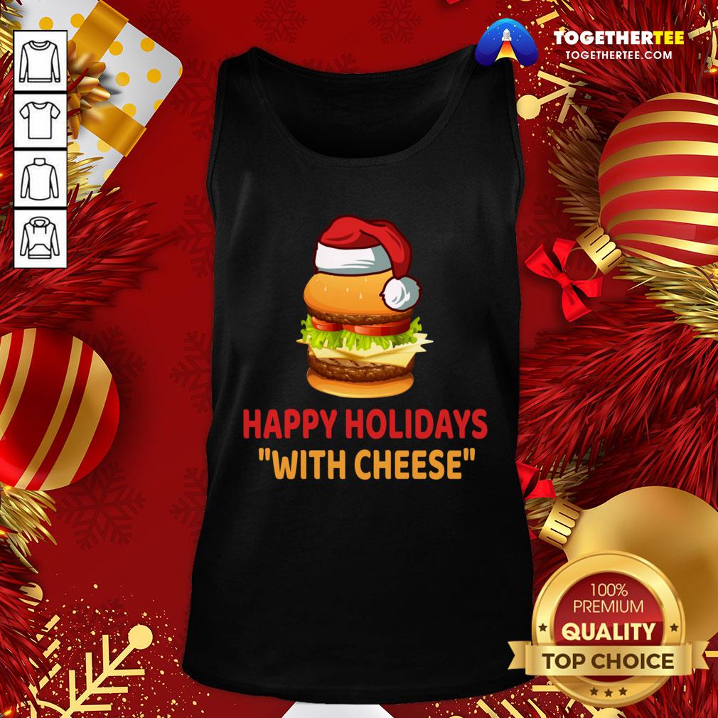 Official Happy Holidays With Cheese T-shirt - Image 3