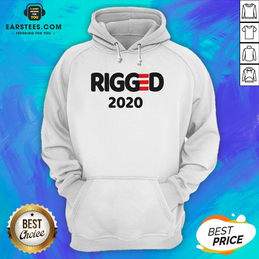 Perfect Rigged 2020 Fake Election Fraud Trump Cheated Shirt - Image 2