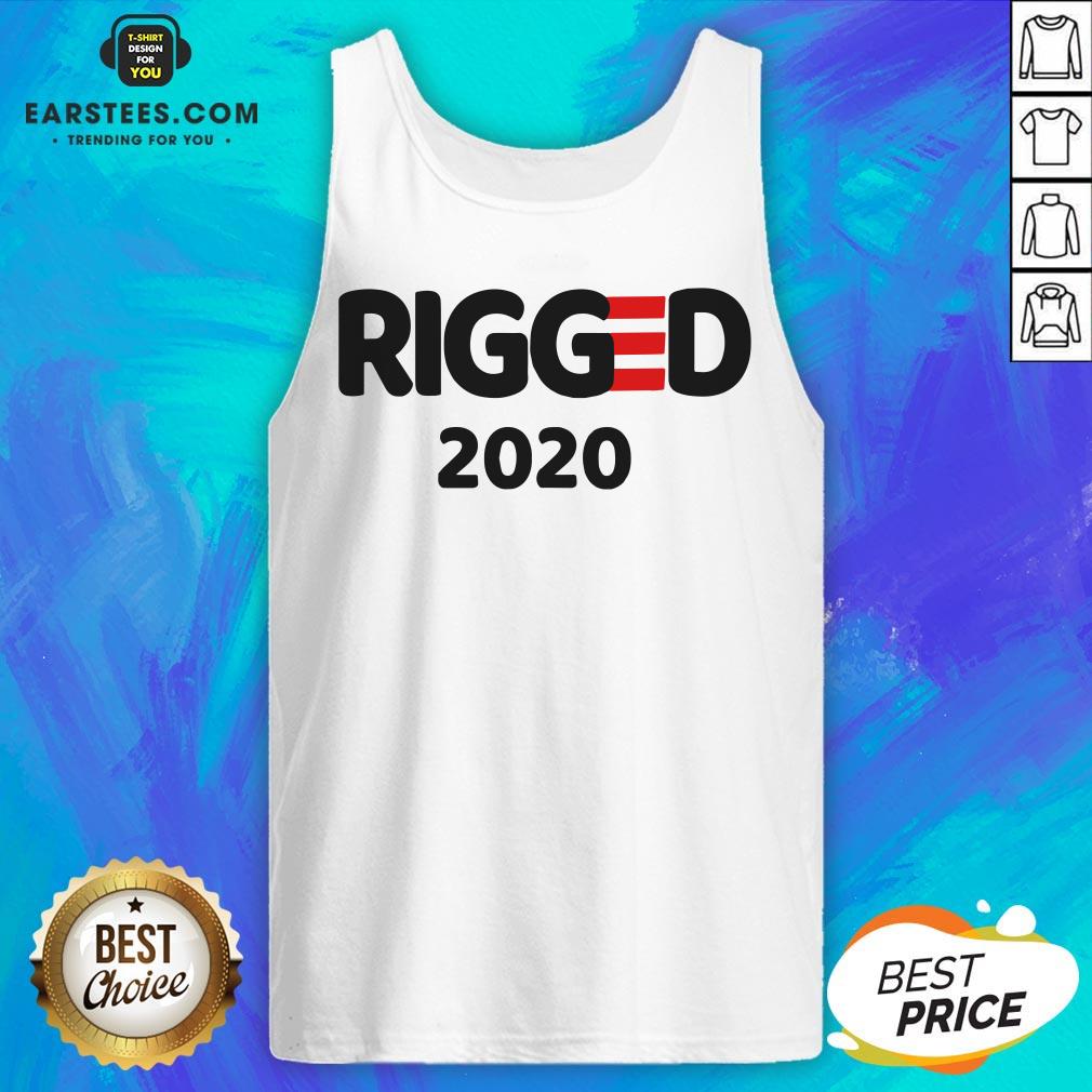 Perfect Rigged 2020 Fake Election Fraud Trump Cheated Shirt - Image 4