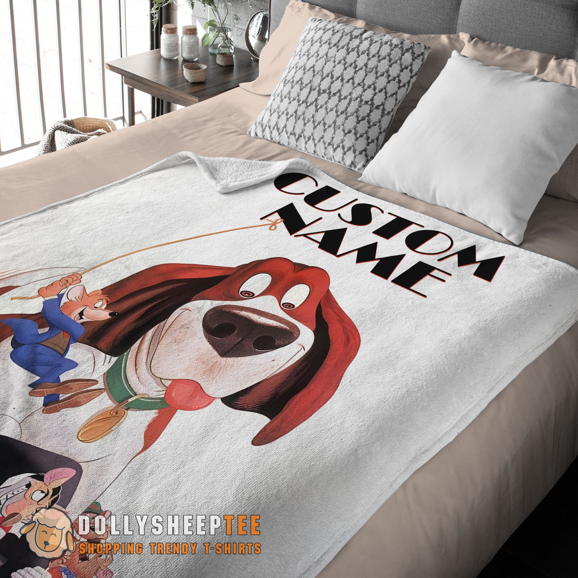 Official Top Personalized The Great Mouse Detective With Friends Blanket Fleece Customized Blanket - Image 3