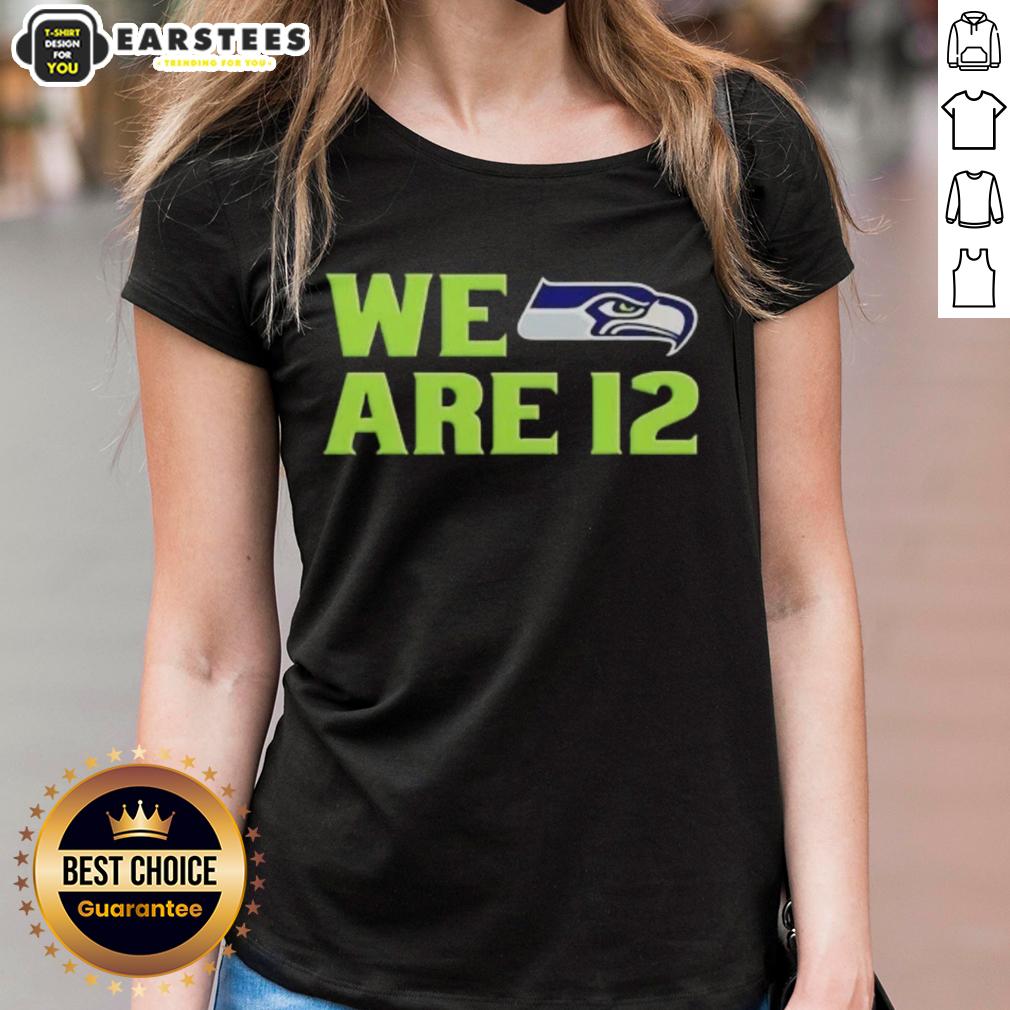 Cute We Are 12 Seattle Seahawks T-Shirt - Image 3