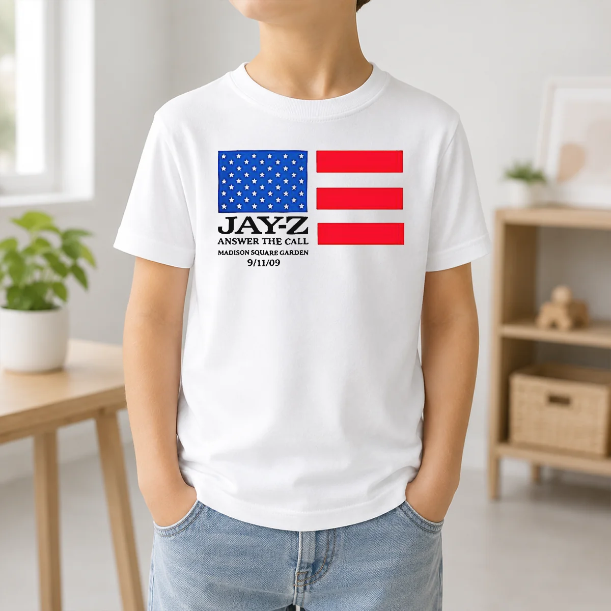 Awesome Jay Z Answer The Call Madison Square Garden 9 11 09 Shirt - Image 9