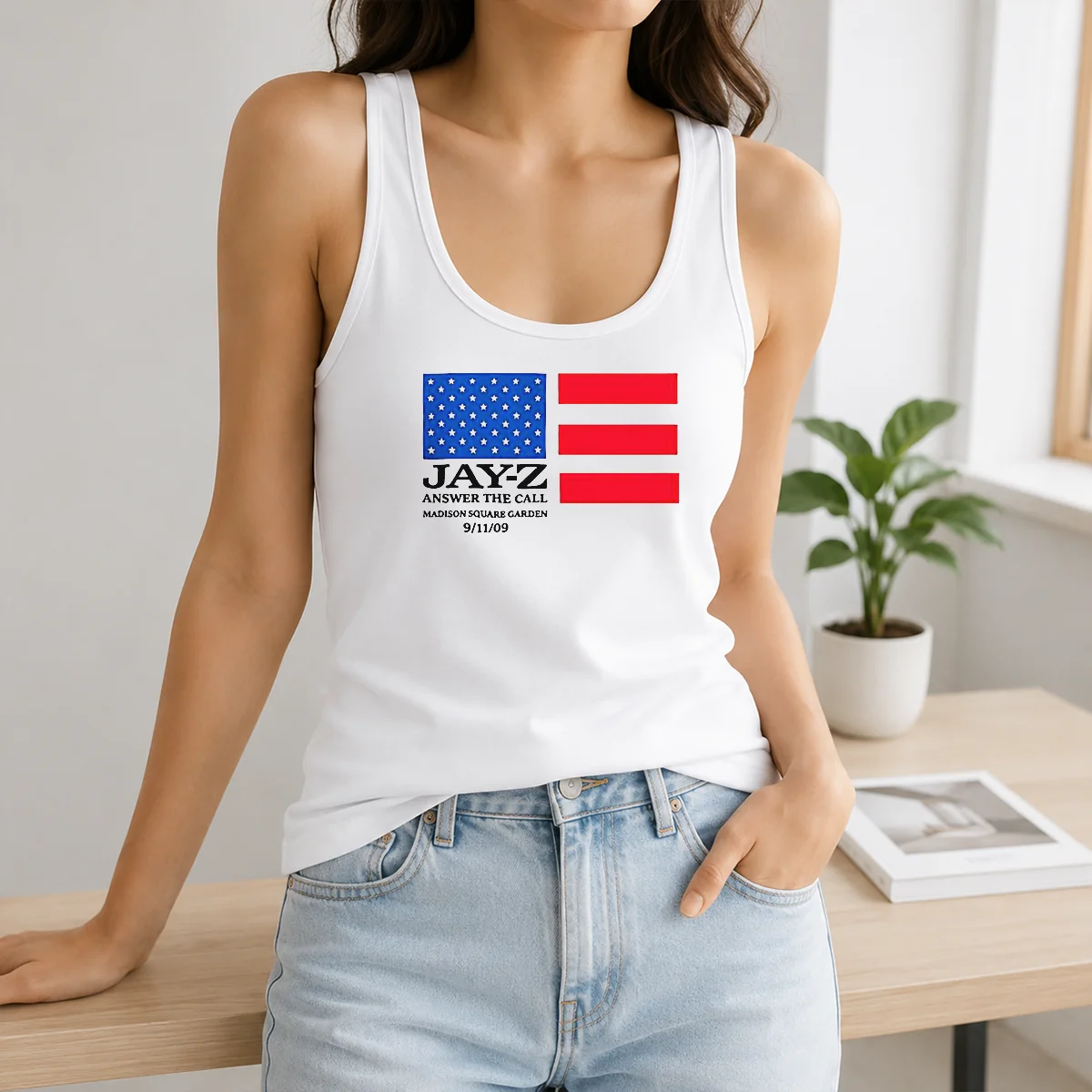 Awesome Jay Z Answer The Call Madison Square Garden 9 11 09 Shirt - Image 3