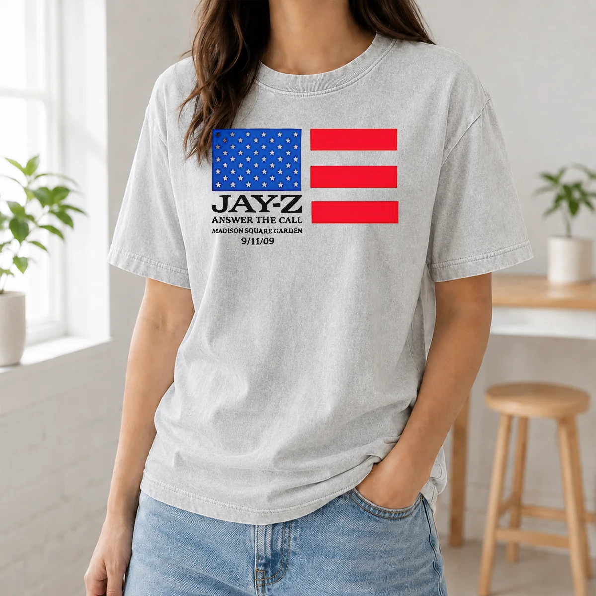 Awesome Jay Z Answer The Call Madison Square Garden 9 11 09 Shirt - Image 8