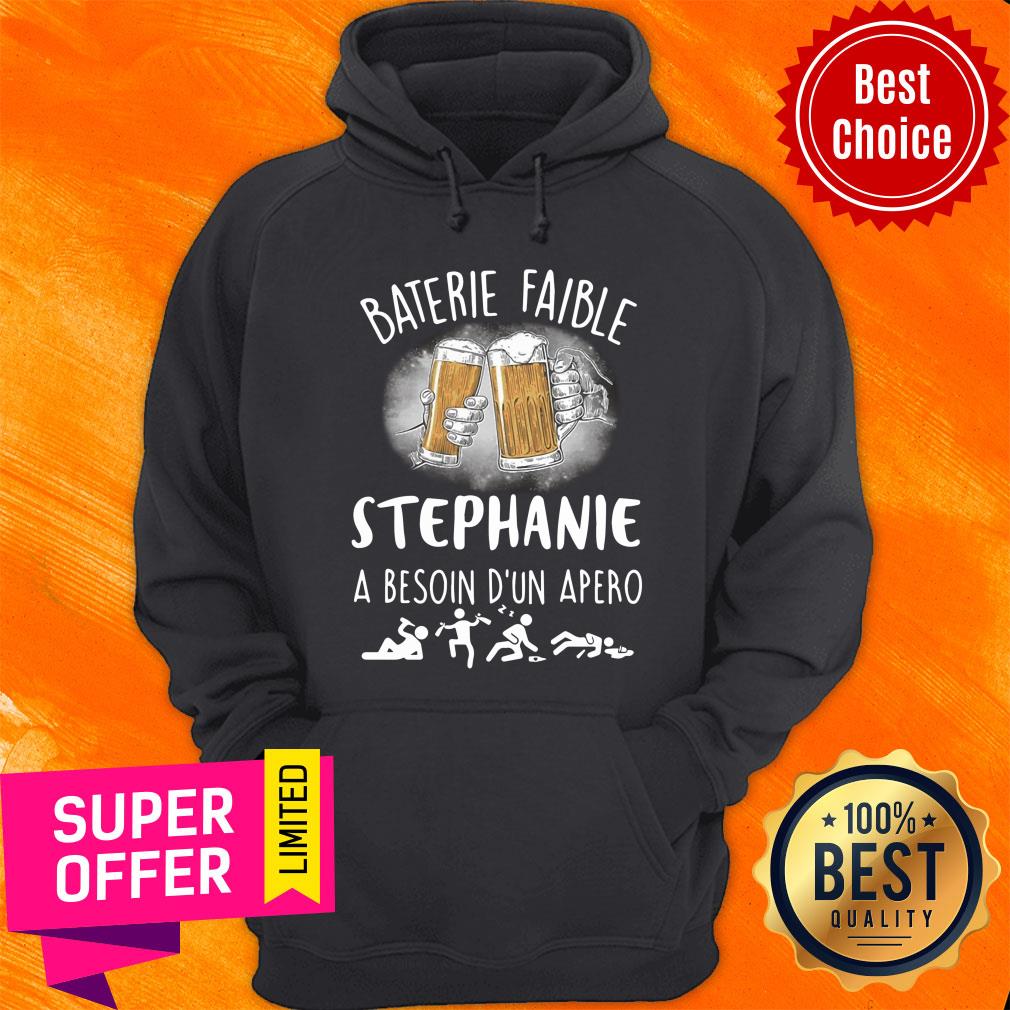 Baterie Faible Mathilde A Besoin D'un Apero Beer Shirt - Image 2