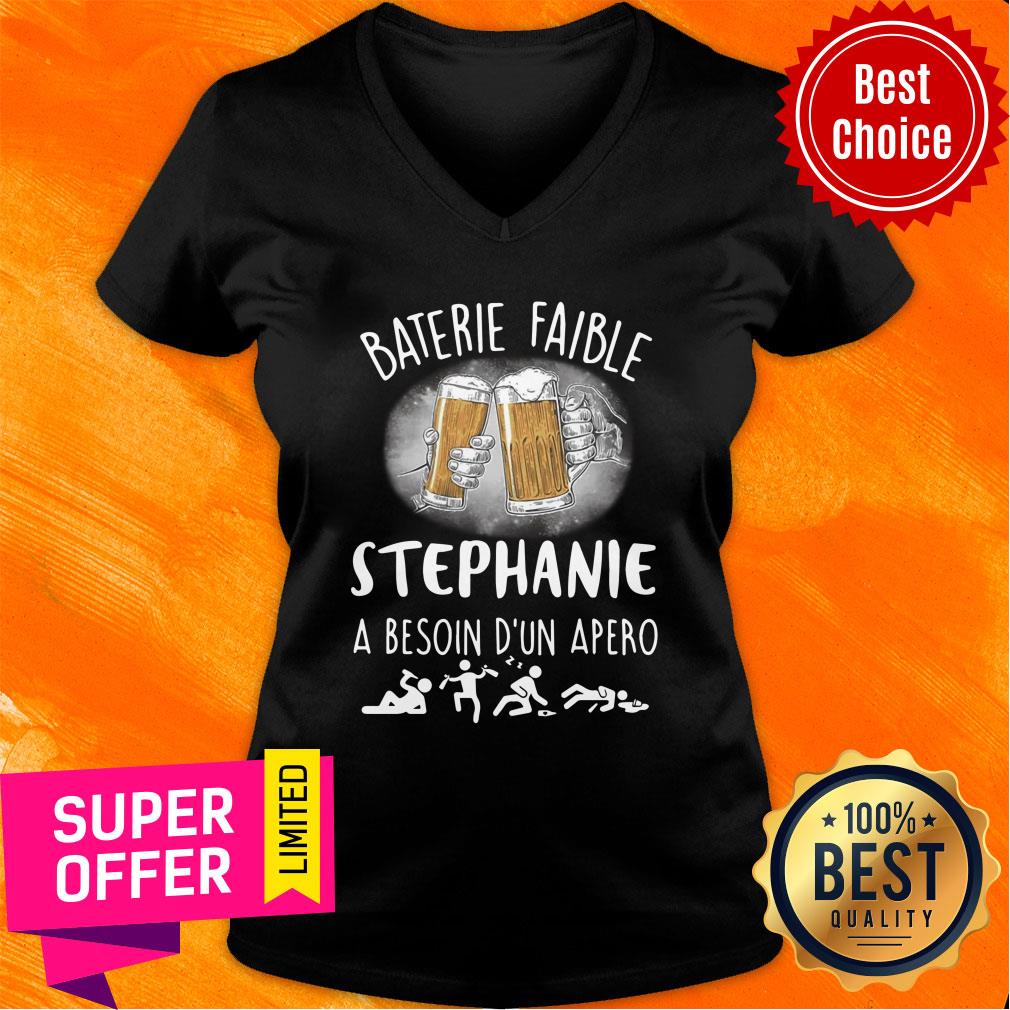 Baterie Faible Mathilde A Besoin D'un Apero Beer Shirt - Image 3