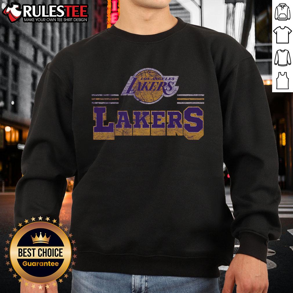 Awesome Los Angeles Lakers Fan Banner T-Shirt - Image 5