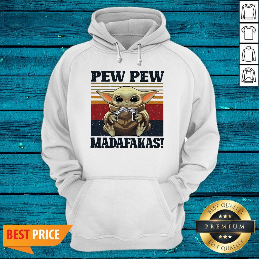 Fantastic Baby Yoda Pew Pew Madafakas Vintage Shirt - Image 3
