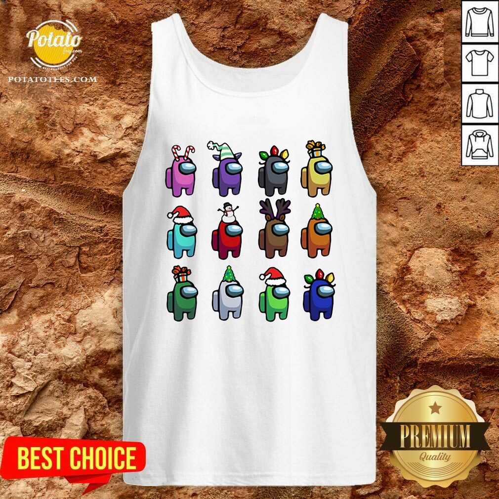 Perfect Among Us Customize Christmas Best Friend T-Shirt - Image 3