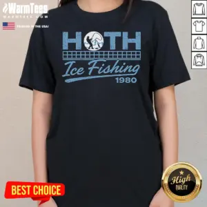 Alternative view of Pretty Old School Cold Wilderness ICE Fishing Shirt