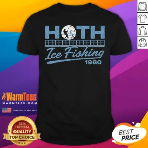 Pretty Old School Cold Wilderness ICE Fishing Shirt