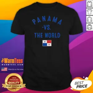 Top Panama Vs The World Soccer Flag Shirt