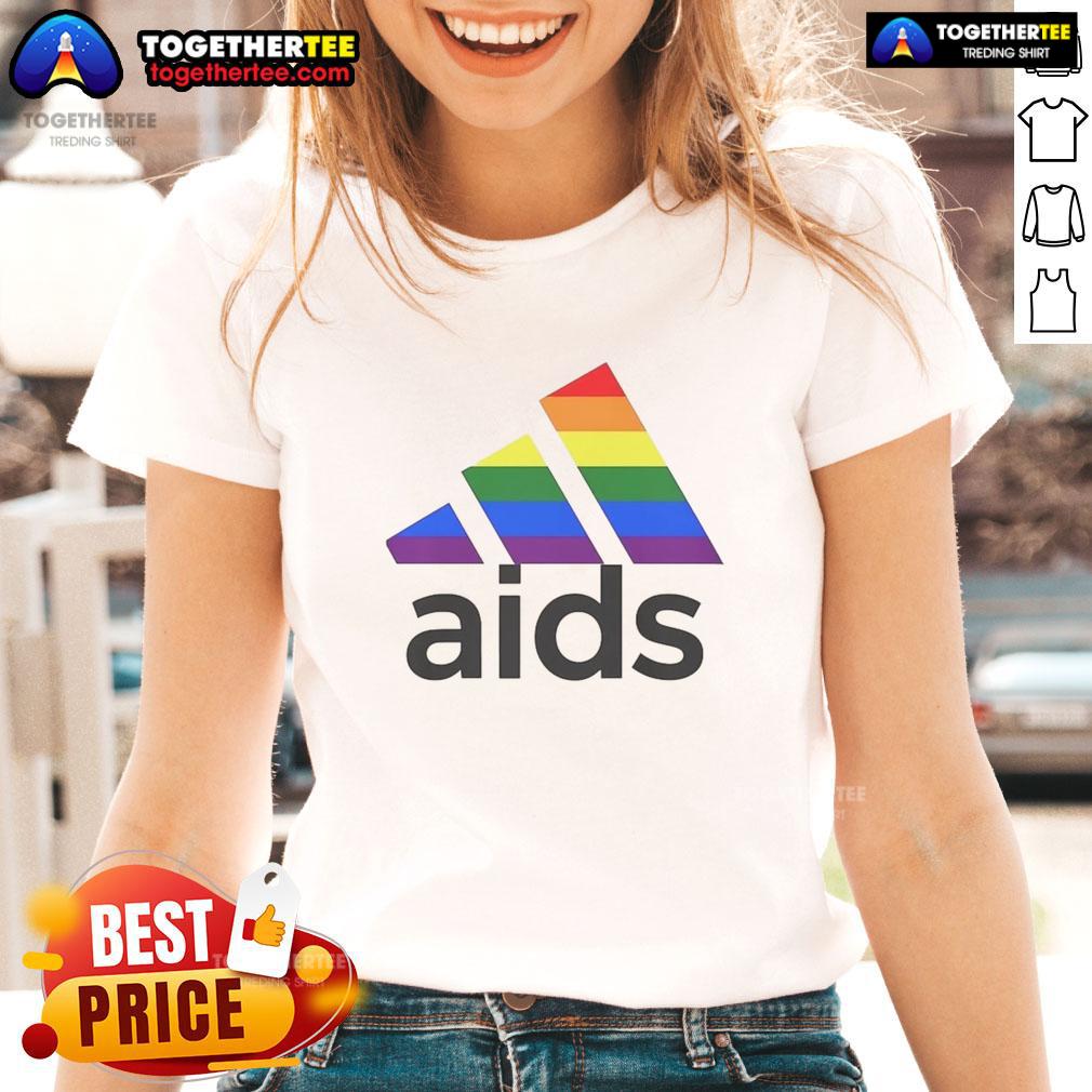 Awesome Aids LGBT Logo T-Shirt - Image 3