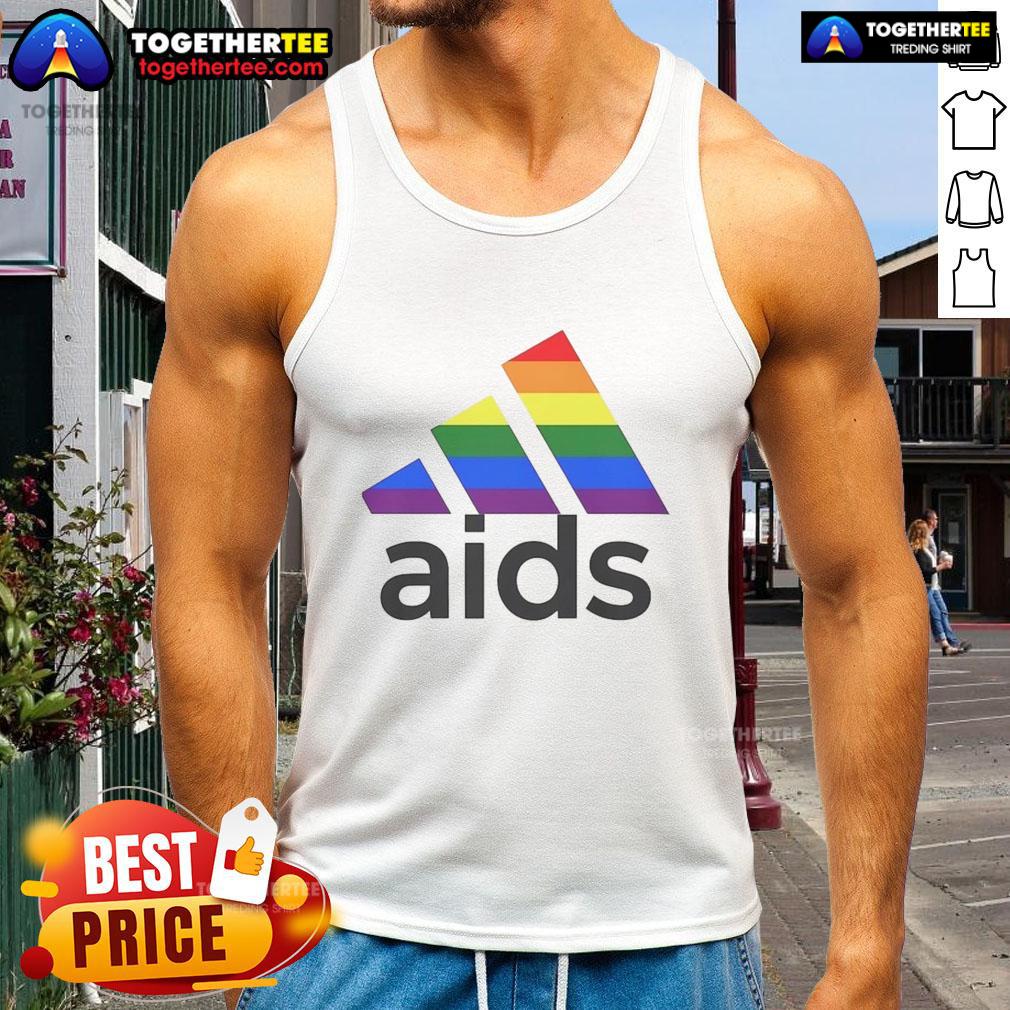 Awesome Aids LGBT Logo T-Shirt - Image 4