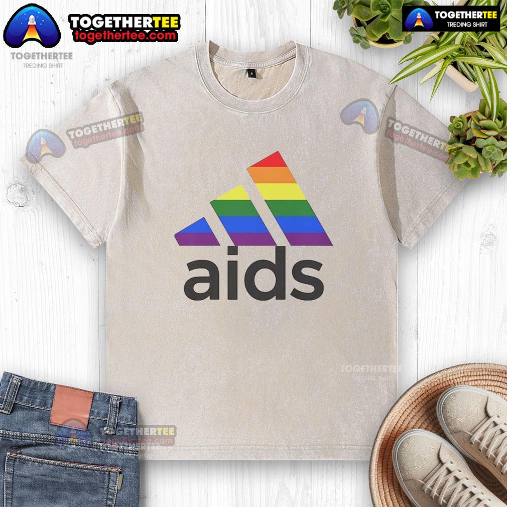 Awesome Aids LGBT Logo T-Shirt - Image 6