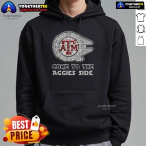 Alternative view of Good Star Wars Come To The Texas A&M Aggies Side T-Shirt