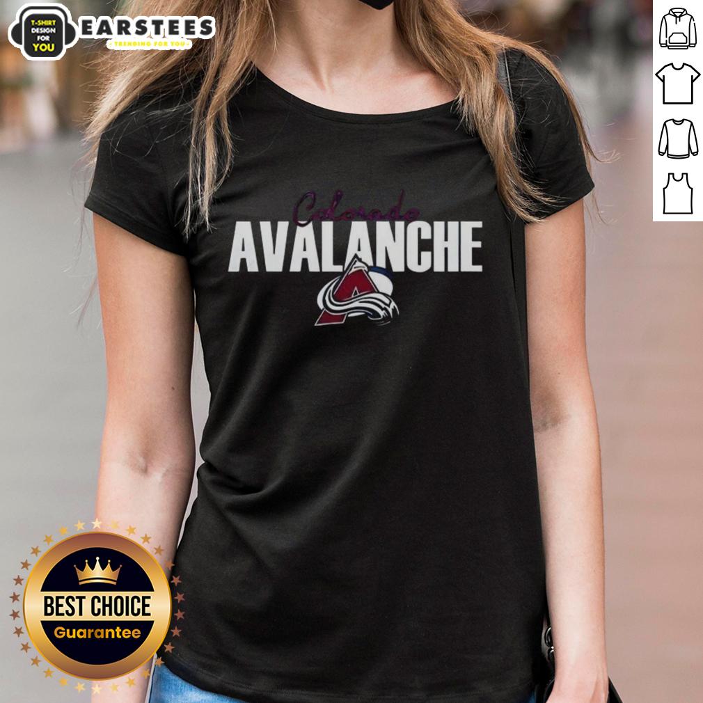 Official Colorado Avalanche Ice Hockey 1500th Anniversary Logo T-Shirt - Image 3