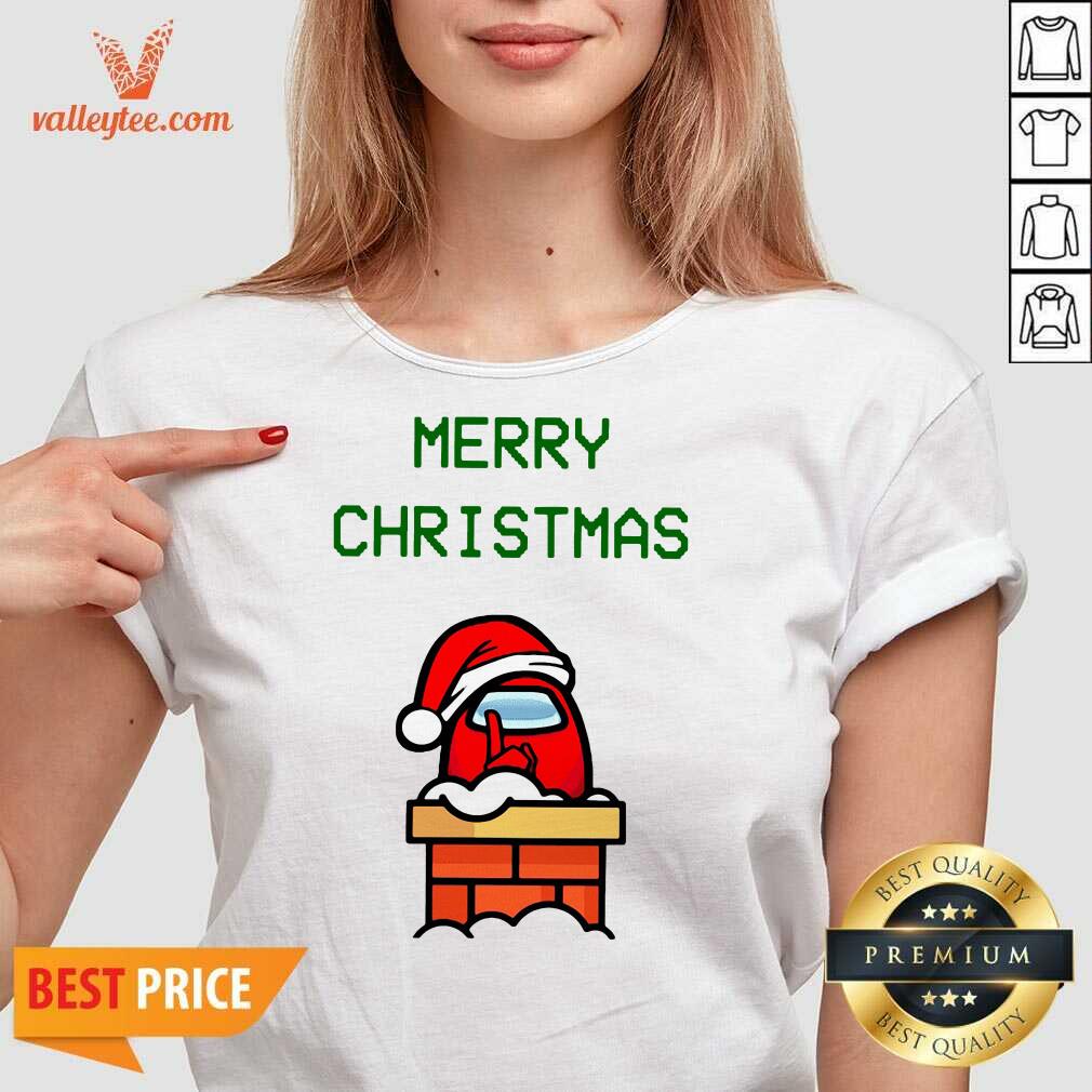 Super Nice Among Us Merry Christmas Shirt - Image 3