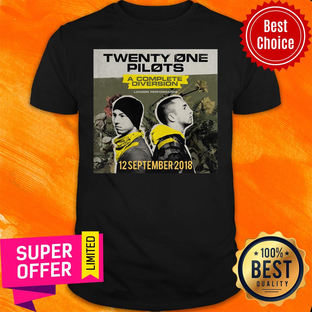 Top Twenty One Pilots A Complete Diversion 02 Academy Brixton 12 Sep 2018 Shirt