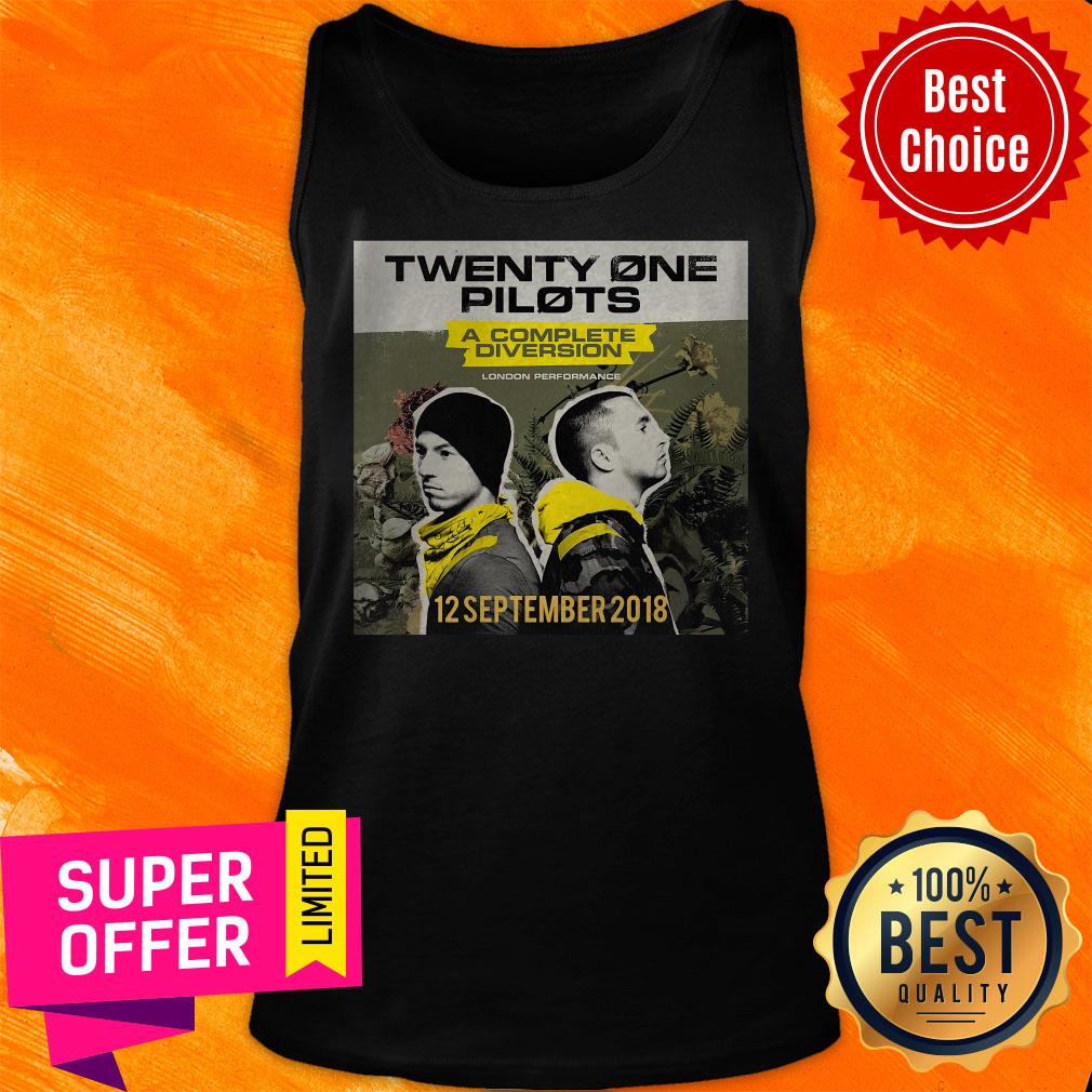Top Twenty One Pilots A Complete Diversion 02 Academy Brixton 12 Sep 2018 Shirt - Image 4