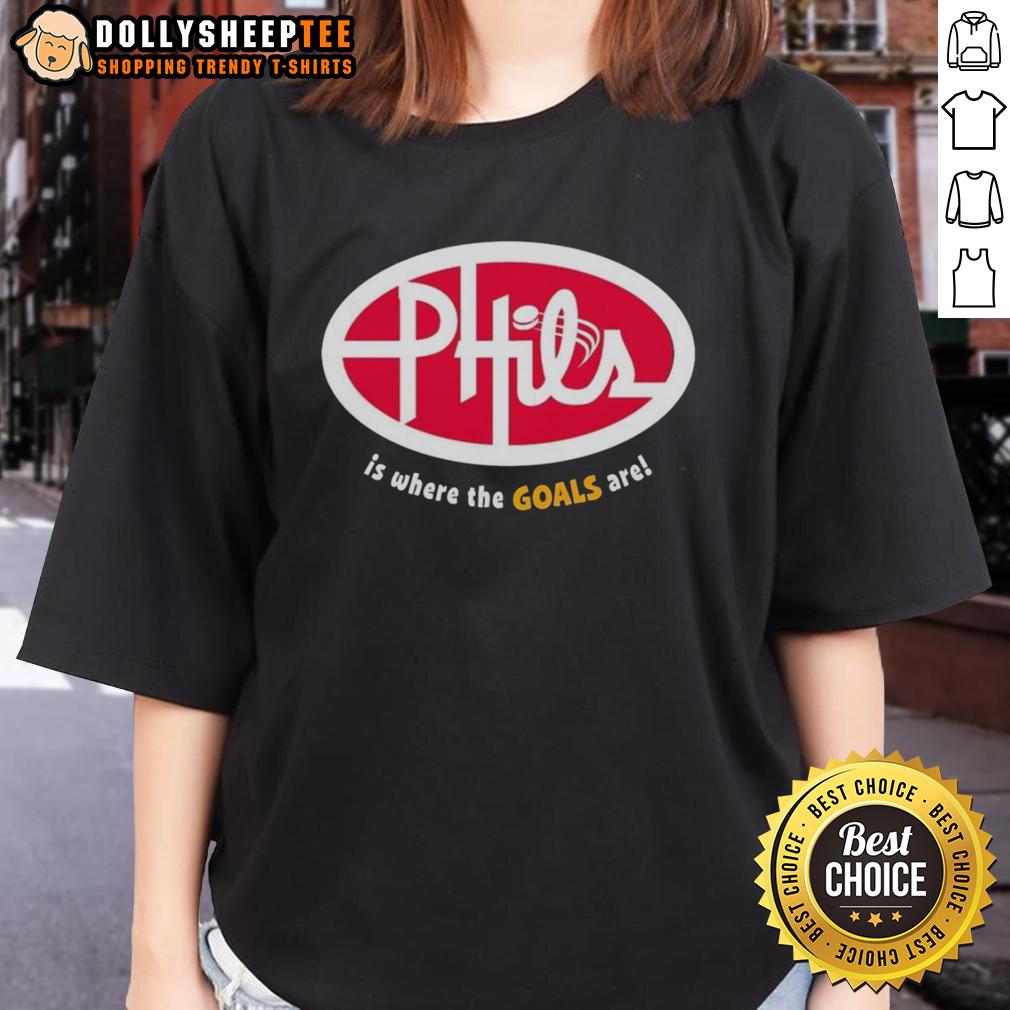 Official Phil's Is Where The Goals Are T-Shirt - Image 3