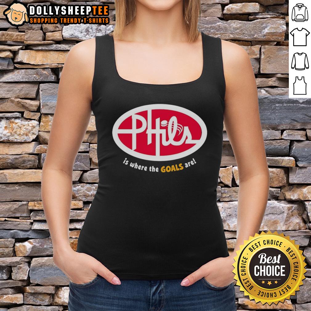 Official Phil's Is Where The Goals Are T-Shirt - Image 4
