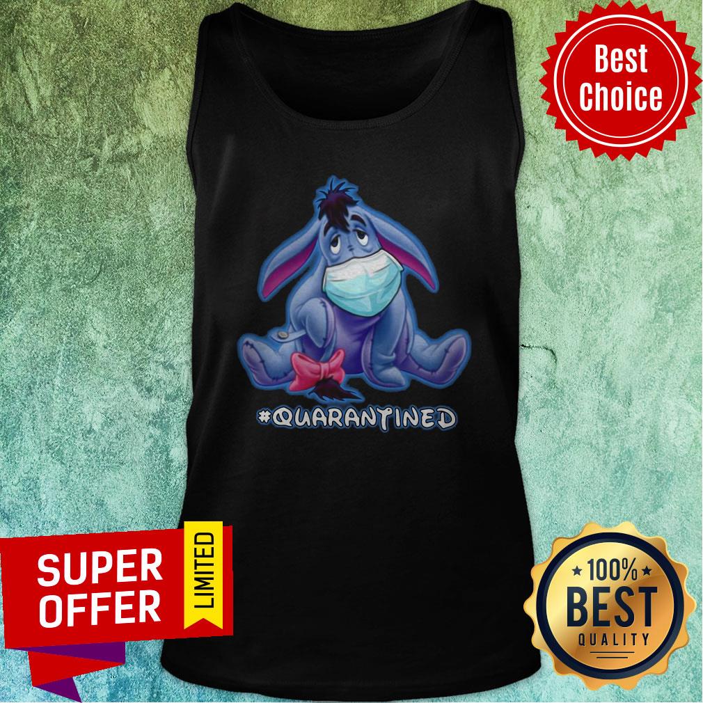 Official Eeyore Face Mask Quarantined Shirt - Image 4
