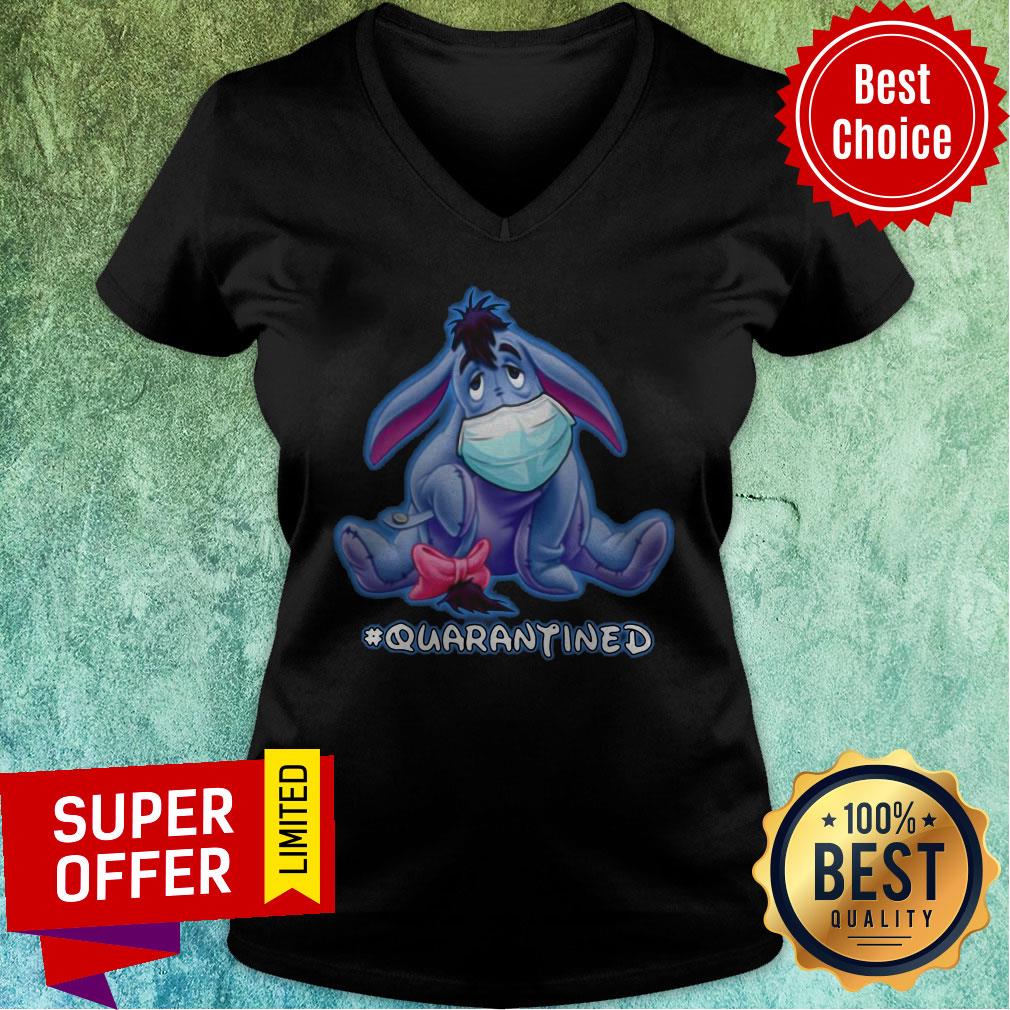 Official Eeyore Face Mask Quarantined Shirt - Image 3