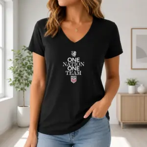 Alternative view of Official One Nation One Team USA Soccer Shirt