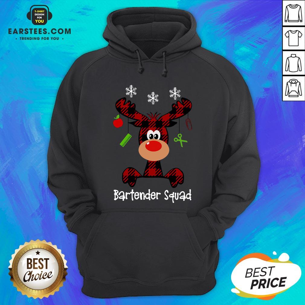 Official Reindeer Dispatcher Bartender Squad Christmas Shirt - Image 2