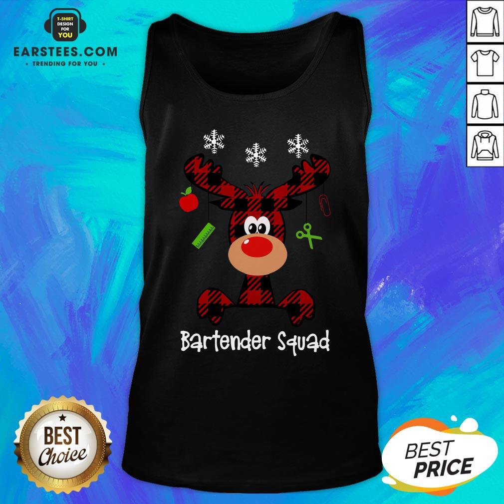 Official Reindeer Dispatcher Bartender Squad Christmas Shirt - Image 4