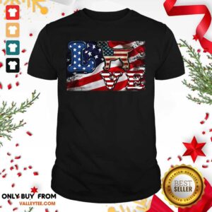 Dog Love American Flag 4th Of July Shirt