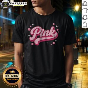 Nice Cute Pink Bubble Logo Shirt
