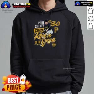Alternative view of Official Pittsburgh Pirates Paul Skenes 2024 National League Rookie Of The Year T-Shirt