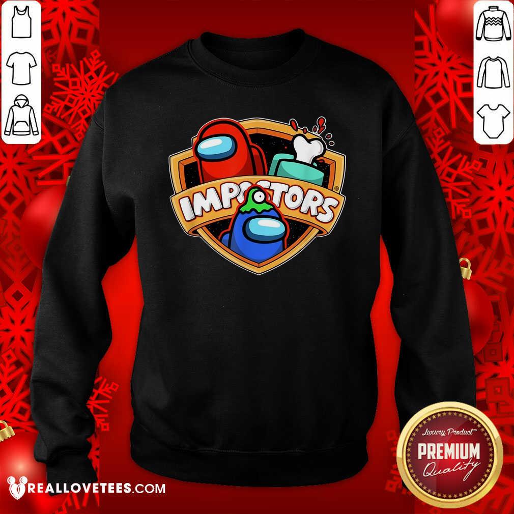 Cute Imposter Impostor Among Game Us Sus Gift Shirt - Image 3