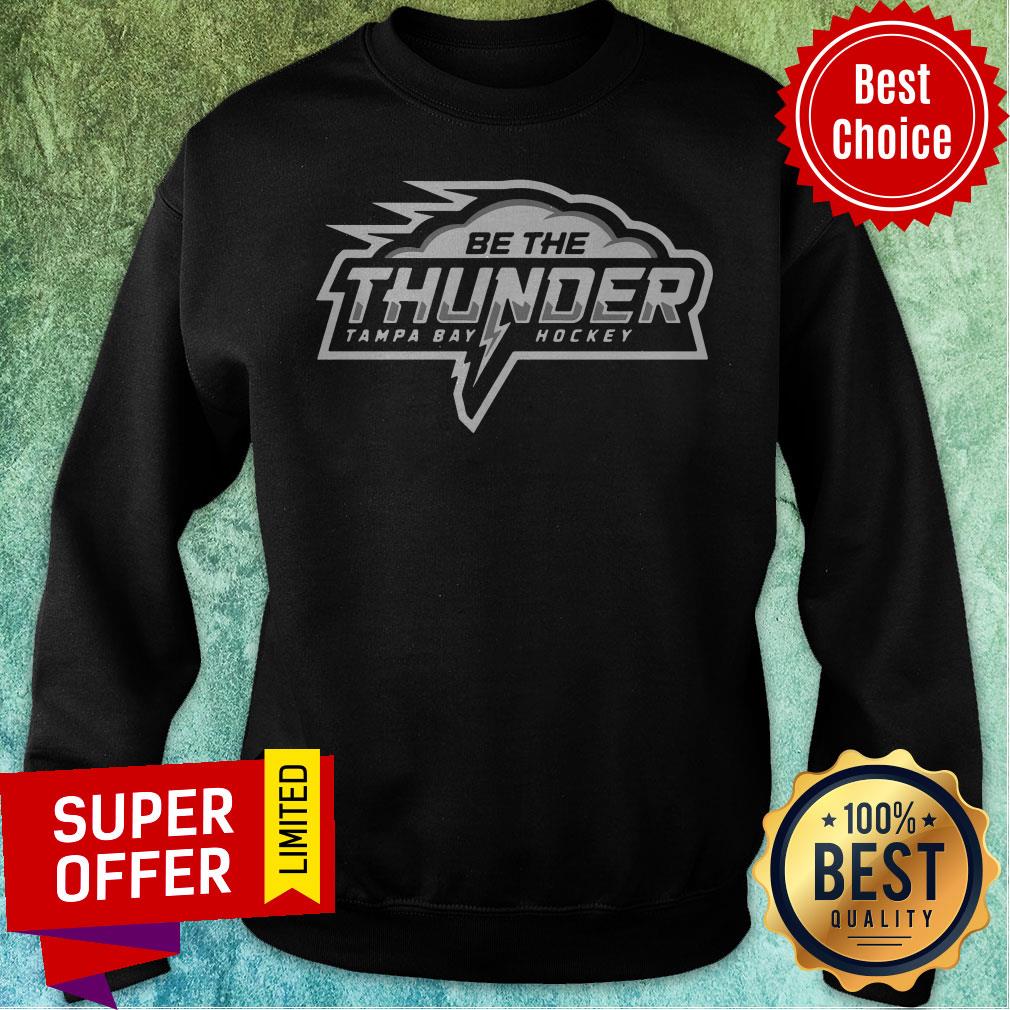 Official Be The Thunder Tampa Bay Hockey Shirt - Image 5