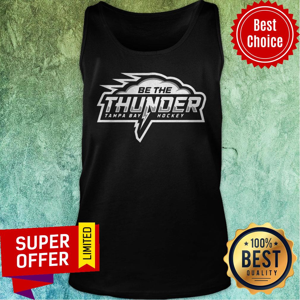 Official Be The Thunder Tampa Bay Hockey Shirt - Image 4