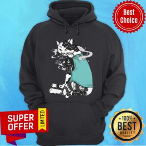 Alternative view of Top Cat Smoking Tattoos I Love Mom Shirt