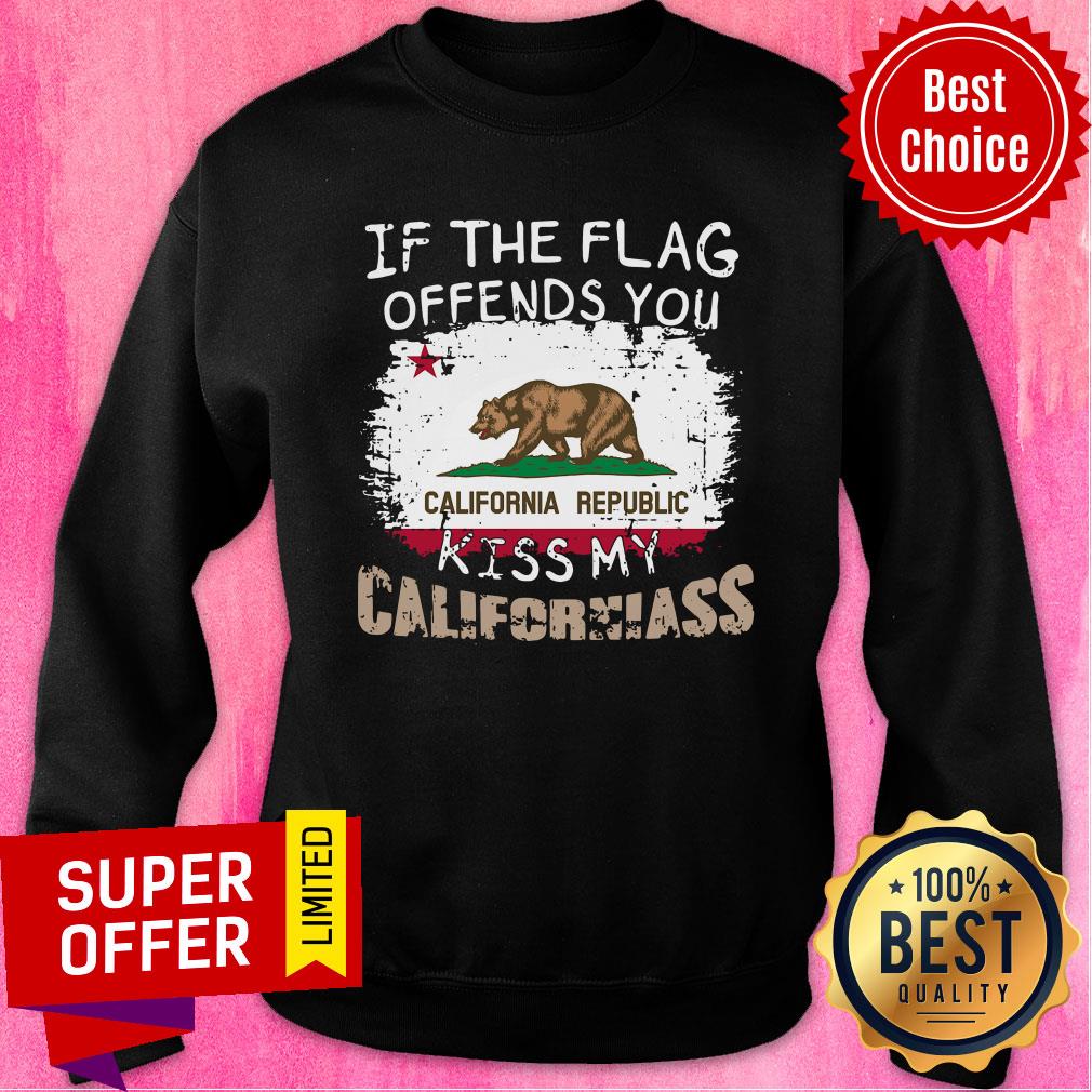 Awesome If The Flag Offends You Kiss My California Shirt - Image 4