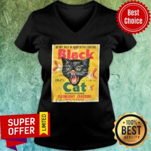 Alternative view of Black Cat Flashlight Cracker Made In Macau Shirt