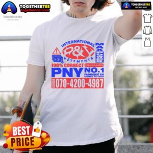 Premium P&Y International Vetements Max Power PNY No.1 T-Shirt
