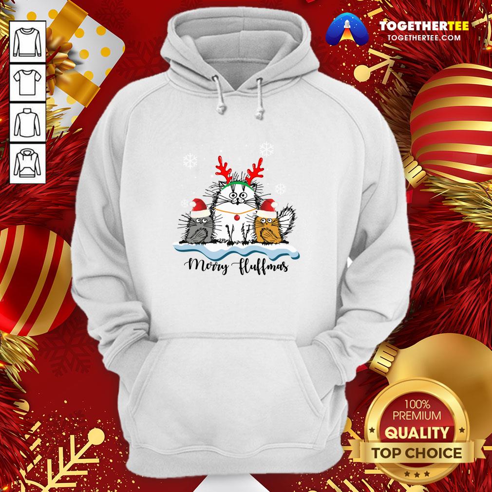 Cute Cats Merry Fluffmas Christmas Shirt - Image 5