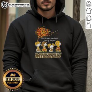 Alternative view of Nice Peanuts It's The Most Wonderful Time Of The Year Mizzou Tigers T-Shirt