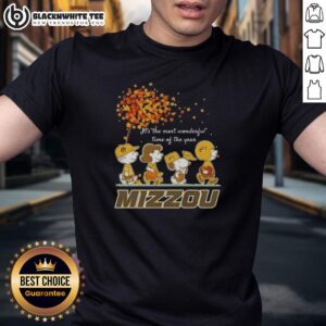 Nice Peanuts It's The Most Wonderful Time Of The Year Mizzou Tigers T-Shirt